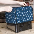 thumbnail image 7 of Gaeub Cartoon Geese With Xmas Print 4 Slice Toaster Cover,Bread Machine Cover,Dustproof Fingerprint Protectors and Greasy Protection Anti-sputtering, 7 of 7