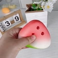 thumbnail image 4 of Juguete para apretar con forma de sandía, antiestrés, nube, pollito, pan, perro, estrella, queso, juguete sensorial, pelota antiestrés suave, juguete calmante, 4 of 8