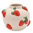 thumbnail image 1 of Vase Grand Peint à la Main de Jardin de Chalet - Fraise, 1 of 1