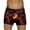 Yellow, variant on Yuncity Mens Valentines Day Boxer Briefs Underwear Printed Red Bubble Love Rose Shorts Mid Waist Soft Underpants Black L