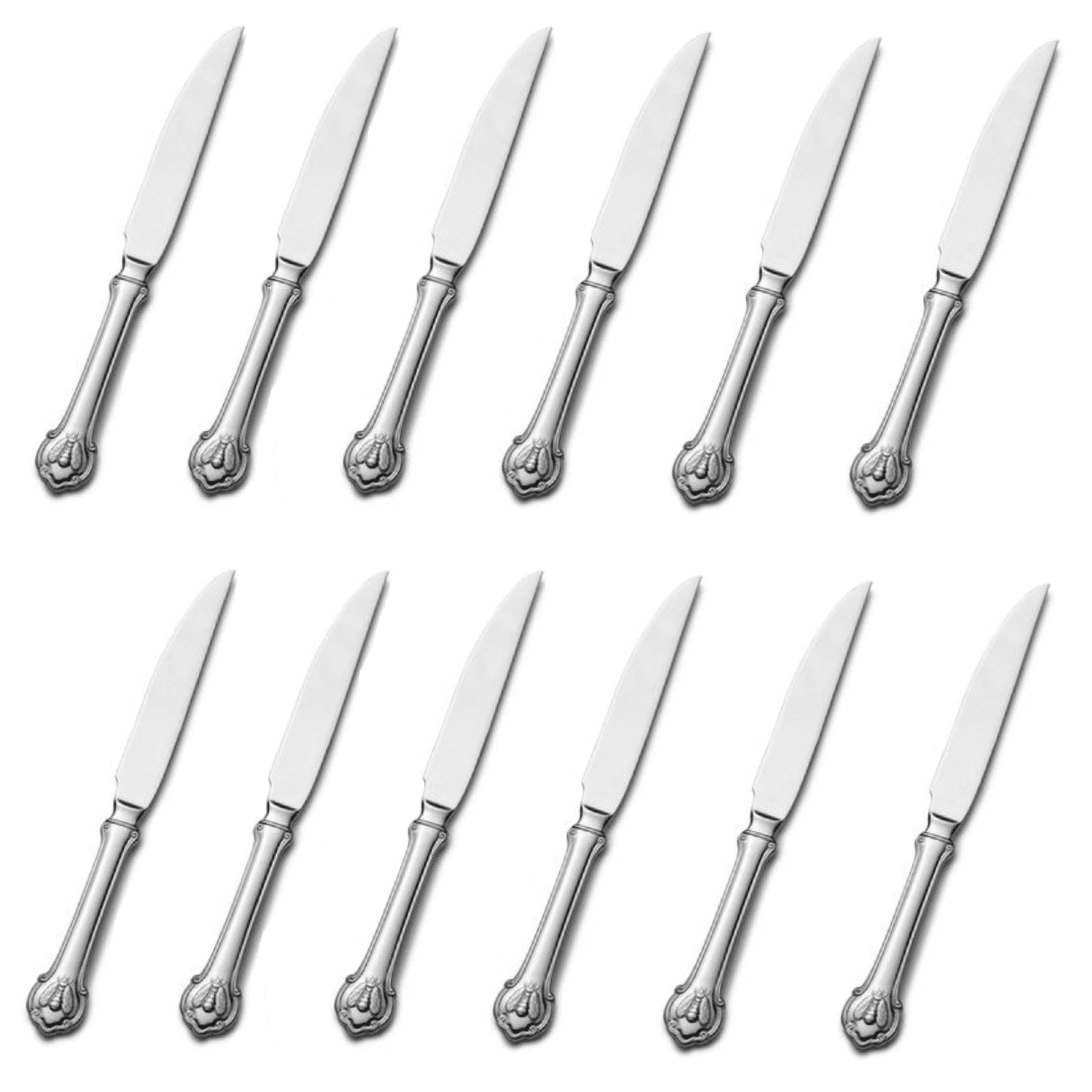 Wallace Napoleon Bee 18/10 Stainless Steel Steak Knife (Set of Twelve