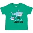 thumbnail image 3 of Inktastic My Uncle Loves Me with Cute Sharks Boys or Girls Toddler T-Shirt, 3 of 5