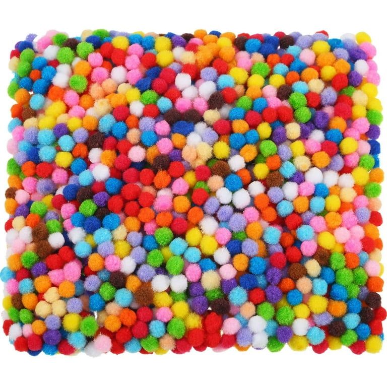 2000 Pieces Pompoms For Craft Making, Hobby Supplies And Creative Diy  Crafts Decorations (Multicolor)