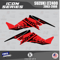thumbnail image 2 of Kalair GFX Graphics Kit for Suzuki LTZ400 (2003-2008) Icon Series, 2 of 5