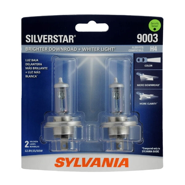 Sylvania Silverstar Fabricant Pièce, 9003ST.BP2 Conduite/brouillard Ampoule
