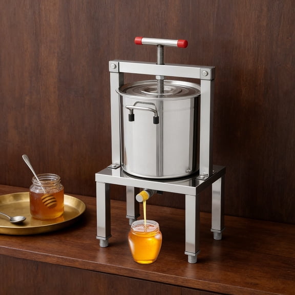13.25L Fruit Press Honey Presser Stainless Pressing Plate Cider Wine Press Fruit Press