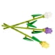 thumbnail image 4 of Kit de construcción de ramo de flores, colores variados, habilidad práctica, fácil montaje, bloques de construcción de flores para adultos y niños, 4 of 14