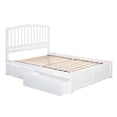 thumbnail image 4 of Richmond Platform Bed with Flat Panel Foot Board and 2 Urban Bed Drawers in, Multiple Colors and Sizes, 4 of 8