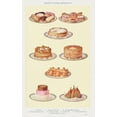 thumbnail image 2 of Mrs. Beeton''s Book of Household Management 13x18 Black Ornate Wood Framed with Double Matting Museum Art Print Titled - Sweets and Gâteaux, 2 of 4