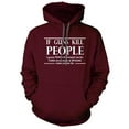 thumbnail image 5 of If Guns kill People Hoodie, 5 of 6