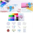 thumbnail image 3 of Puzzle Fuse Beads Craft Set for Kids Including Pegboards  Ironing Paper & Chain Accessories Iron Beads Christmas Birthday Gift, 3 of 6