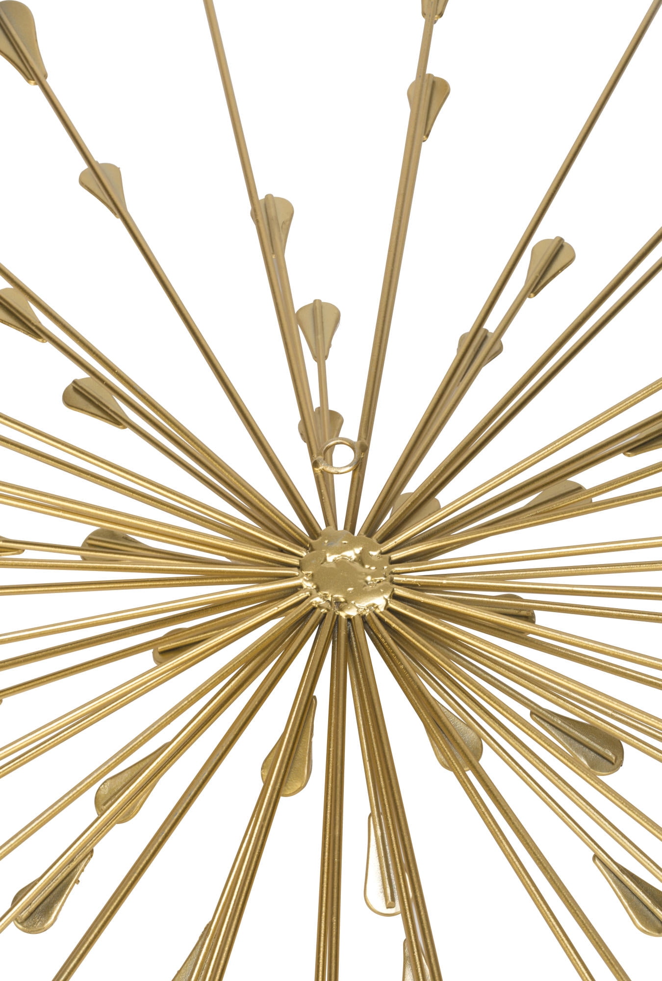 Tripar Medium Starburst Wall Art Gold Acrylic Metal Wall Decor Walmart Com Walmart Com