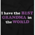 thumbnail image 2 of Best Grandma In World Cute Grandchild Toddler Boy Girl T Shirt Infant Toddler Brisco Brands 12M, 2 of 6
