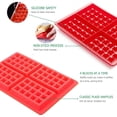 thumbnail image 3 of Juego de 4 piezas de utensilios para hornear para muffins perfectos, moldes antiadherentes de silicona para waffles y pasteles, 3 of 8