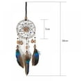 thumbnail image 3 of Handmade Lace Dream Catcher Feather Bead Hanging Decoration Ornament Gift, 3 of 5