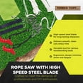 thumbnail image 2 of Timber Tuff Rope Saw with High Speed Steel Blade Material for Home Use Tool, 2 of 10