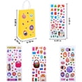 thumbnail image 2 of Nexmint 8.7-Inch Easter Gift Bags (24-Pack) with Creative DIY Fun Easter Themed Stickers (4-Sheets), Red Paper Bag with handle, Easter Goodie Bags, Easter Party Favor Bags, Easter Treat Bags, 2 of 5