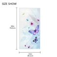 thumbnail image 4 of Pfrewn Toallas De Mano De Mariposas 3D, 16.0 X 30.0 In, Primavera, Verano, Floral, Lila, Flores Abstractas, Toalla De Baño, Pequeña Toalla De Baño, Plato De Cocina, Toallas De Invitados, Decoraciones, 4 of 5