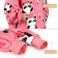 thumbnail image 3 of Catalonia Panda Print Oversized Hoodie Blanket Sweatshirt, Wearable Sherpa Giant Pullover for Adults Men Women Teenagers Wife Girlfriend Gift, 3 of 7