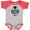 Heather and Red, variant on Inktastic Class of 2038 Grad with Diploma and Graduation Cap Boys or Girls Baby Bodysuit