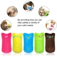 thumbnail image 4 of 5Pcs Cat Chew Toy Bite Resistant Catnip Toys for Cats,Catnip Filled Cartoon Mice Cat Teething Chew Toy, 4 of 9