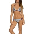 thumbnail image 1 of Tavik Womens Russo Triangle Bikini Swim Top, Multicoloured, Small, 1 of 2
