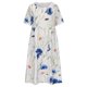 thumbnail image 4 of ICHUANYI ClearanceFashion Women Casual Sexy Round Neck Printing Summer Short Sleeve Pockets Dress(Dark Blue, M) ICHUANYI WER20232080504510, 4 of 6