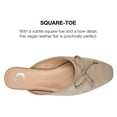 thumbnail image 2 of Journee Collection Womens Tammala Slip On Square Toe Mules Flats, 2 of 6