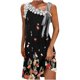 thumbnail image 1 of Vestido sin mangas con hombros descubiertos y cuello redondo estampado a la moda de verano para mujer Pompotops  ghjkhdj5891, 1 of 5