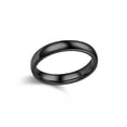 thumbnail image 3 of Qarigey 10 piezas hombres mujeres anillo de acero inoxidable cerrado parejas anillos mano decoración amantes joyería Simple para citas Ropa, zapatos y accesorios Miscelánea Negro Talla 9 Qarigey AP014528-08, 3 of 6