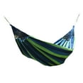 thumbnail image 1 of Hamac Simple Double, Système de Suspension en Polyester Coton Hamac de Jardin Robuste Confortable pour Intérieur Rouge,Bleu Vert, 1 of 7