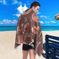 thumbnail image 5 of Coolnut Wild West Beach Towel Quick Dry Absorbent Bath Towels Sandproof Lightweight Towel for Gym Yoga Sports Swimming- 30x60in Washcloth Gift, 5 of 7