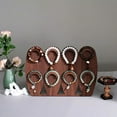 thumbnail image 6 of Wooden Jewelry Display Stand, Ongmies 30-Slot Wooden Bracelet Display Stand, Multi-Hole Jewelry Organizer, Christmas Decorations Indoor, 6 of 8