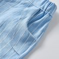 thumbnail image 4 of LWNYDPLSD Kids 3 Piece Suits Set Formal Gentleman Tuxedo Suit for Newborn Boy Wedding Graduation Dress Suit with Checkered Striped Vest+Shorts+Bowtie Button Down Short Sleeved Shirt Outfits, 4 of 7