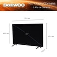 thumbnail image 3 of Daewoo  TV 32 pulgadas  HD LED  Linux OS  Dolby Audio  WiFi  3 HDMI 2 USB AV  Modelo DAW32H, 3 of 8