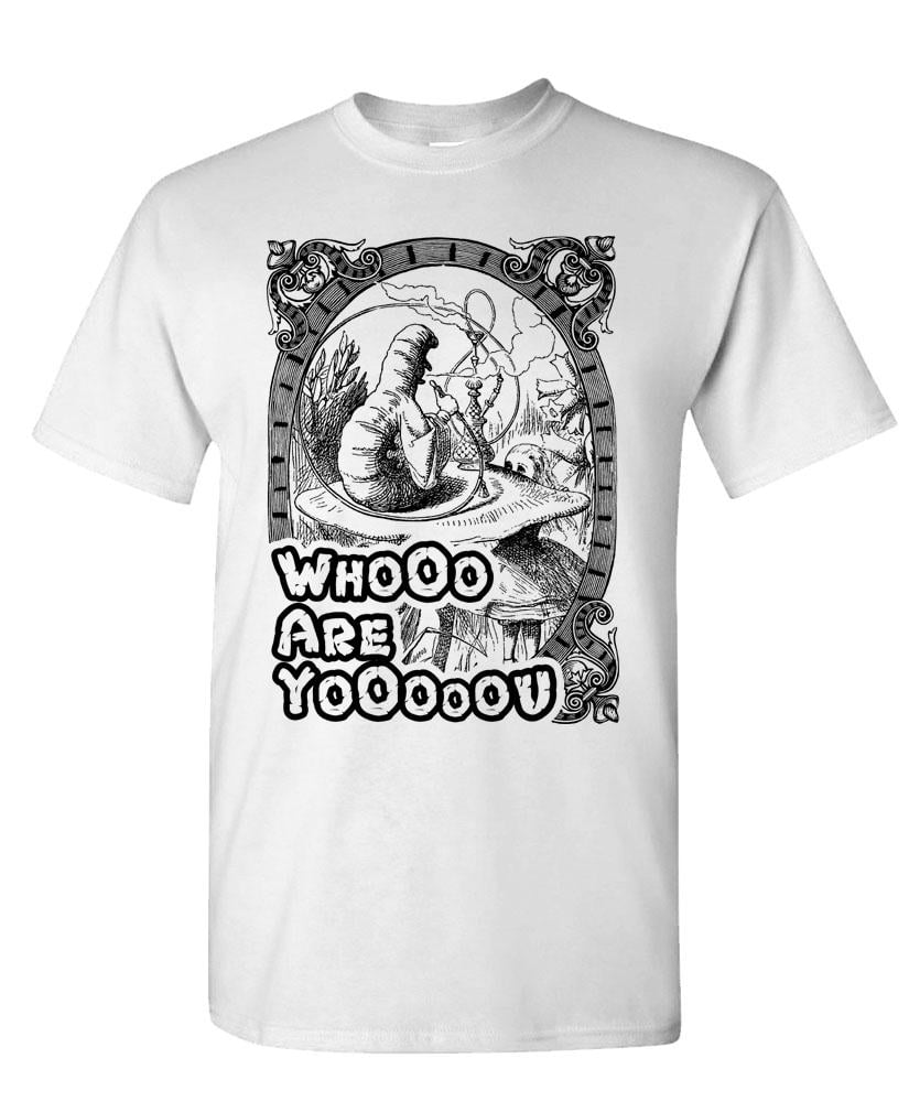 The Goozler Who Are You Alice Caterpillar Unisex Cotton T Shirt Tee Shirt White 2xl Walmart Com Walmart Com The Goozler Who Are You Alice Caterpillar Unisex Cotton T Shirt Tee Shirt White 2xl Walmart Com Walmart Com