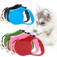 thumbnail image 3 of Flmtop 3m 5m Automatic Retractable Pet Dog Cat Puppy Traction Rope Walking Lead Leash Blue, 3 of 9
