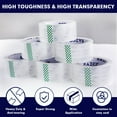 thumbnail image 3 of Packing Tape, 12 Rolls Clear Heavy Duty Packaging Tape with Dispensers for Packing, Shipping, Moving and Mailing, Thicker Sealing Tape-1.88" x 65 Yards Per Roll, 780 Total, 3 of 3