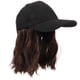 thumbnail image 1 of Gorra de béisbol con extensión de cabello, peluca ondulada y rizada, peluca sintética, sombrero, gorra de béisbol, peluca, 1 of 6