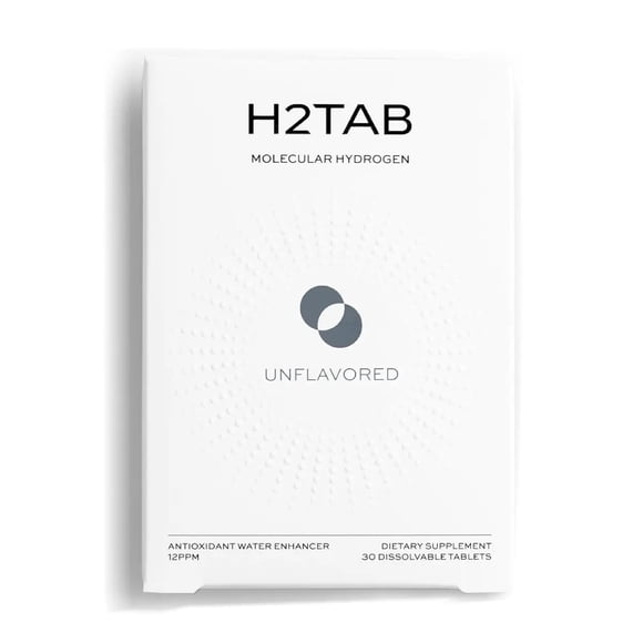 H2TAB Suplemento de Hidrógeno Molecular 30 Tabs Energía Celular y Antioxidantes