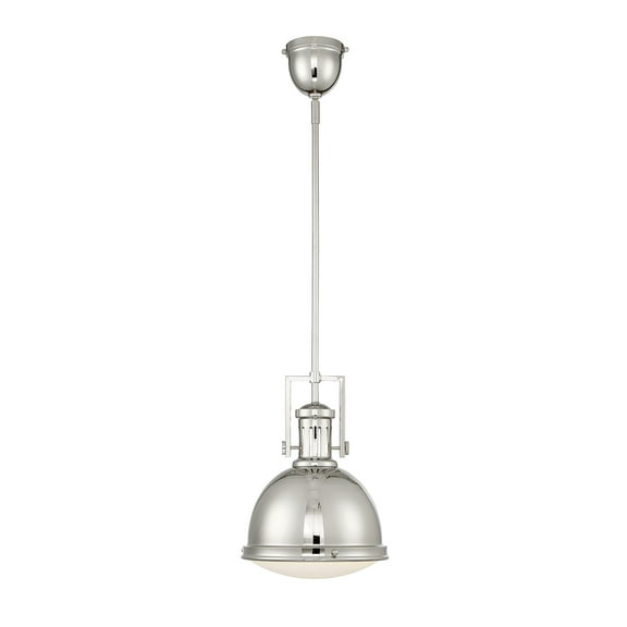 Chival 1-Light Pendant in Polished Nickel