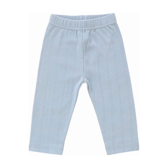 Kiijoy Boys Ribbed Long Pants Casual Solid Pull On Trousers Bottoms, Sizes 6-12M