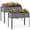 Gray, variant on Costway 2 PCS Raised Garden Bed with Legs, Electro-Coating Metal Large Elevated Planter Box Black