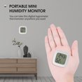 thumbnail image 4 of Labymos Indoor Hygrometer Thermometer Accurate Mini Humidity Monitor Desk Wall Magnetic Easy Install Electronic Temperature Humidity Meters for Home Greenhouse Cellar Office, 4 of 7