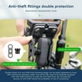 thumbnail image 3 of FANAUE Anti-theft Motorcycle Phone Mount with Vibration Dampener for Bicycle/ATV/UTV/Scooter Handlebar,Compatible with RAM Mounts B size Phone Holder for 5.5-7'' Smartphone, 3 of 9