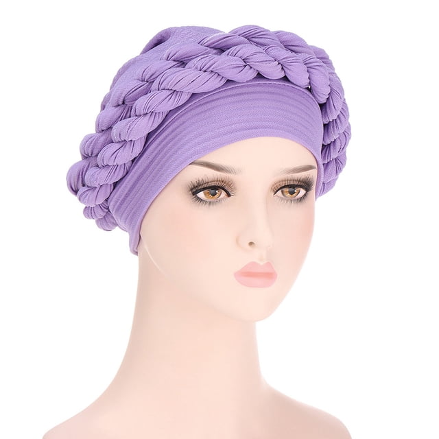 Turban Musulman pour Femmes, Bonnet de Chimiothérapie, Foulard pour Cheveux, Couvre-Chef