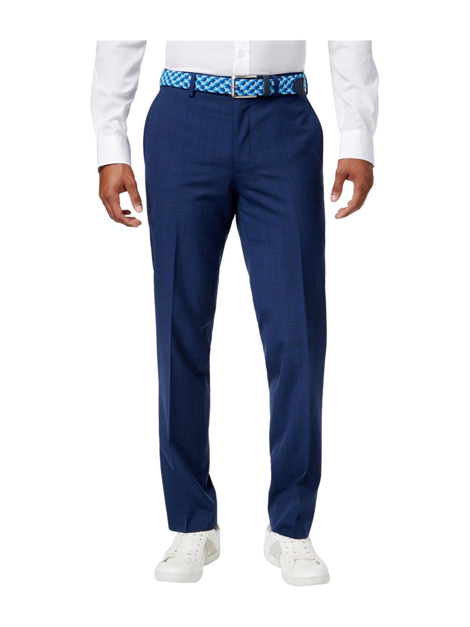 bar III Mens Wool Dress Slacks blue 34x34 Walmart Canada