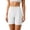 White, variant on OIOLOYJM Women's High Waisted Slip Shorts Anti Chafing Cooling Under Dress Shorts Lace Edge Casual Ultra Stretch Yoga Safety Shorts Black