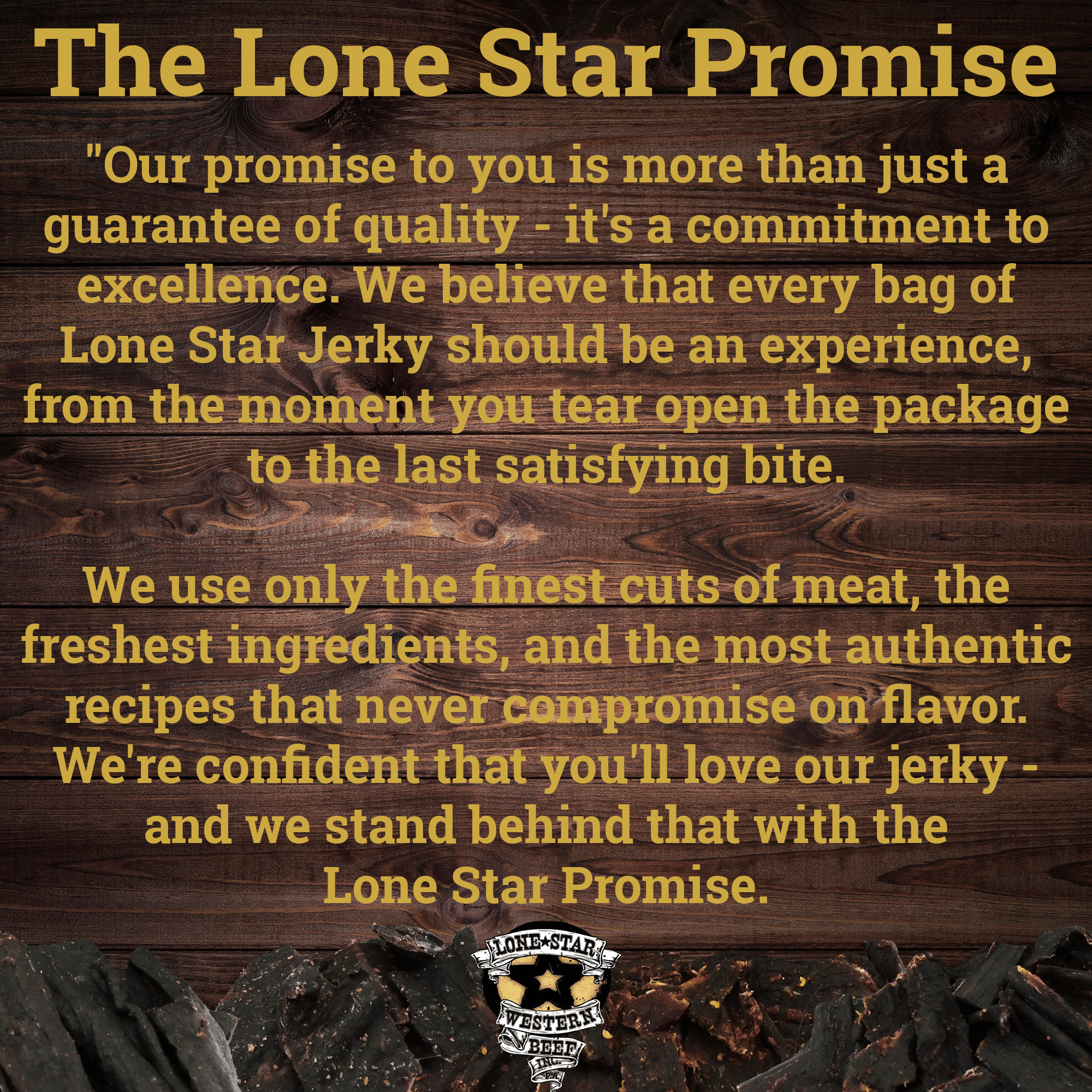 Lone Star Hot Beef Jerky - 1 Pound Resealable Bag - Fiery Handcrafted Flavor - Made in the USA