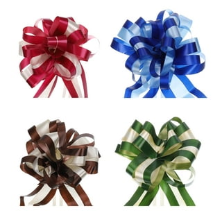 10pcs 7 Metallic Large Big Pull Bow Gift Wrapping Bows Ribbon for